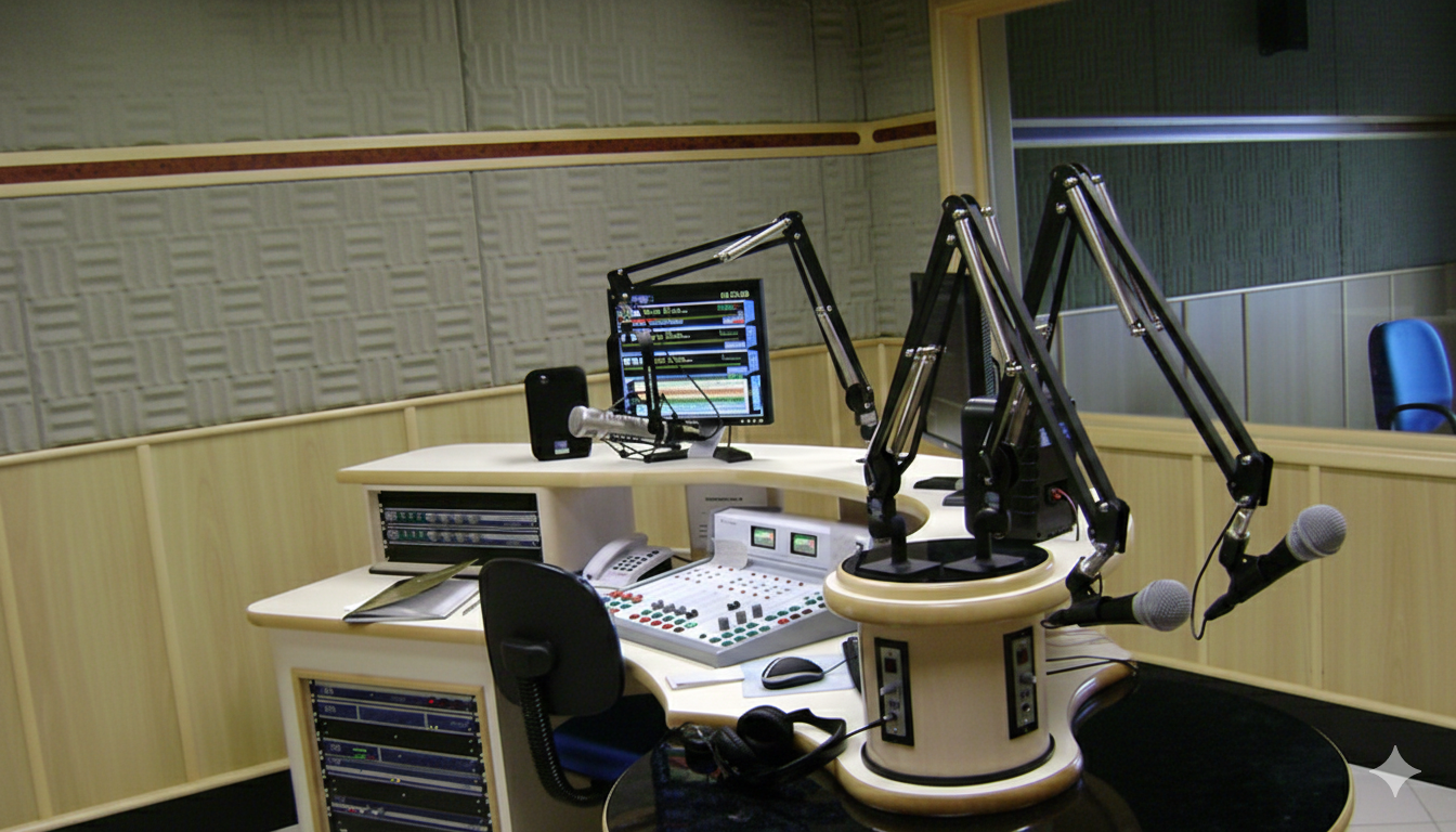 Estúdio novo da Fama FM